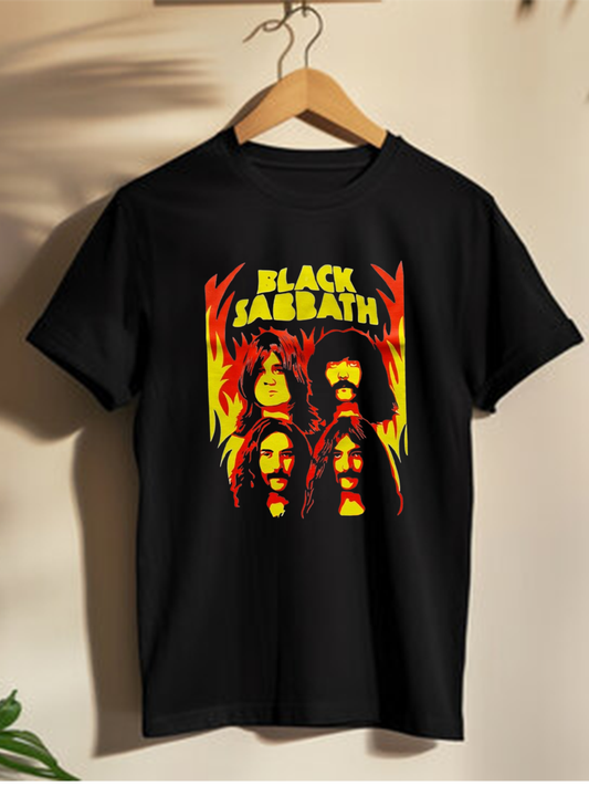 Black Sabbath - Unisex Half-sleeve  Graphic T-shirts